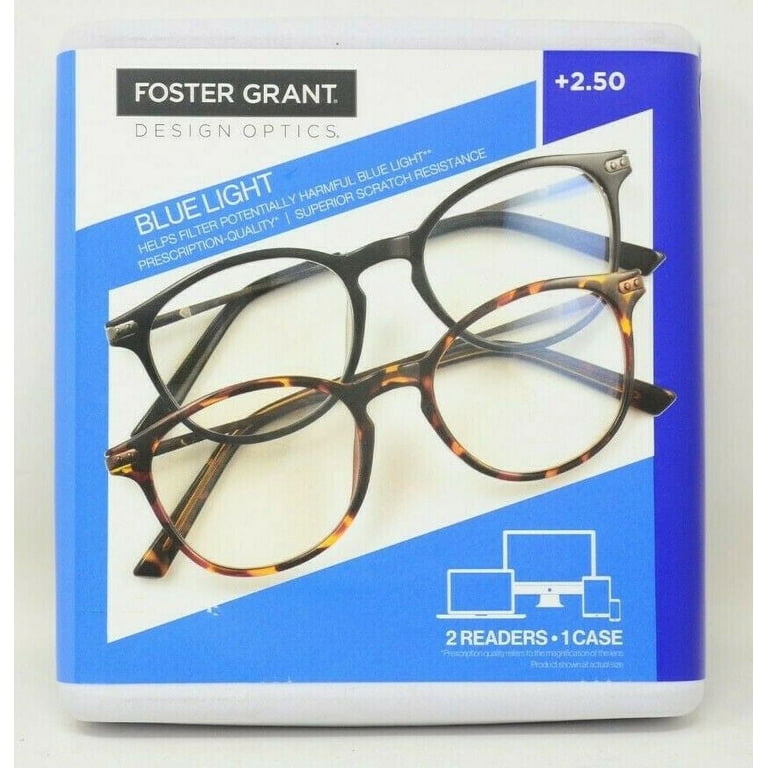 Design Optics By Foster Grant McKay Blue Light +2.50 Reading  display picture 2