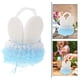 thumbnail image 3 of Cesta con orejas de conejo para recuerdos de fiesta de Pascua, bonita cesta para guardar dulces, cesta rústica para niña de las flores, cesta decorativa para ceremonia de boda, 3 of 8