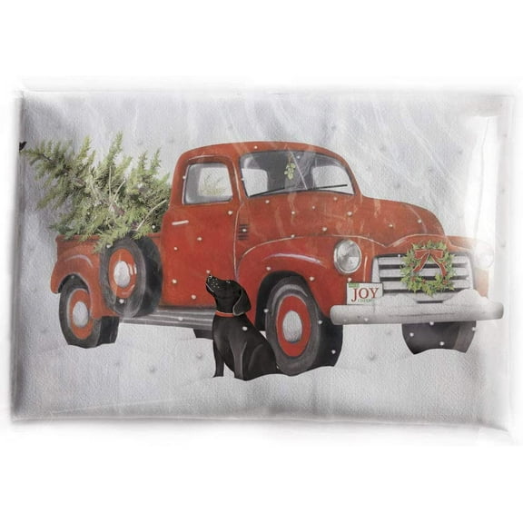 Holiday Truck Flour Sack Towel