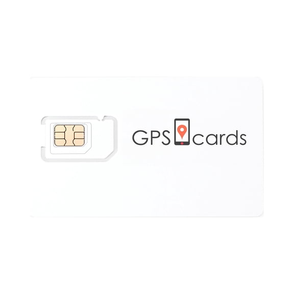 SIM card for GPS-405A with Configure SMS Monitoring Center & Global Tracking