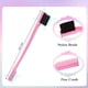 thumbnail image 4 of Juego de 3 cepillos para el cabello con espalda lisa, cepillo para el cabello con cerdas, cepillo para controlar los bordes, peine para burlas, peine de cola de rata para mujeres, bebés, niños,, 4 of 6