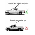 thumbnail image 2 of Driver Left Side Rear Door Window Door Glass Compatible with Dodge Dakota/Ram Dakota/Mitsubishi Raider 2005-2011 4 Door Crew Cab Pickup Models, 2 of 5
