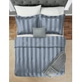 thumbnail image 7 of Mainstays 5-Piece Blue Damask Stripe Comforter Set, Full/Queen, 7 of 7