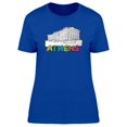 thumbnail image 1 of Athens B&W Landmark Tee Women's -Image by Shutterstock, 1 of 1