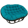 thumbnail image 1 of Blazing Needles Coussin Papasan Double Extérieur Uni Capitonné, Azul, 1 of 1