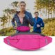 thumbnail image 3 of Riñonera con cinturón para correr, bolsa deportiva a prueba de sudor para senderismo, Fitness, trotar (rosa roja), 3 of 8
