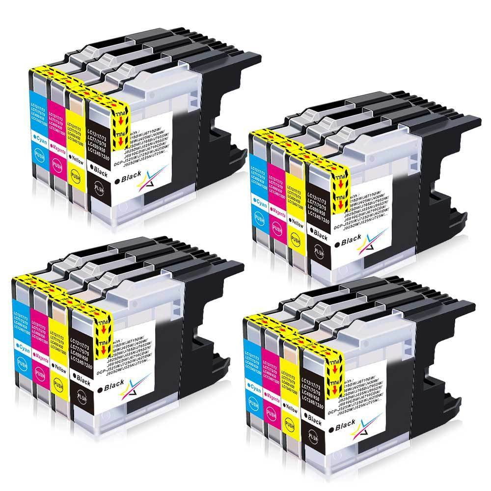 50 PACK LC71 LC75 Ink Cartridge for BrotherMFC-J5910DW MFC-J625DW MFC-J6510DW 
