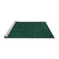thumbnail image 2 of Ahgly Company Machine Washable Indoor Rectangle Solid Turquoise Blue Modern Area Rugs, 4' x 6', 2 of 4
