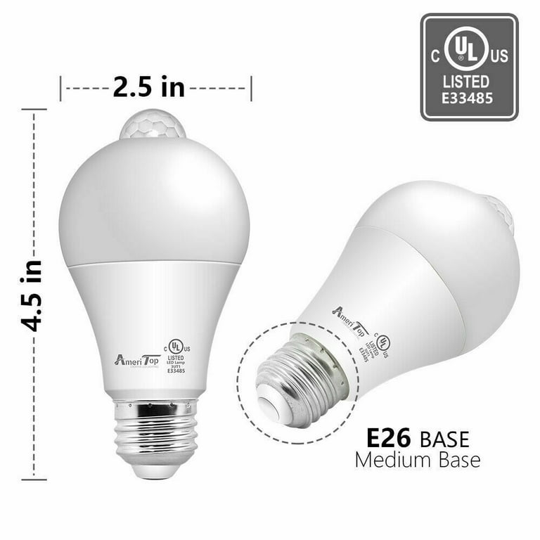 bombilla inteligente E27 LED Bulb PIR Sensor Lamp Dusk to Dawn Light Bulb  Motion Sensor Lamp Day Night Light for Home Lighting - AliExpress