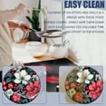 thumbnail image 3 of Gas Stove Burner Cover,Electric Stove Top Protector,Easy to Clean,Colorful Flower Pattern on a Black Background, 3 of 7