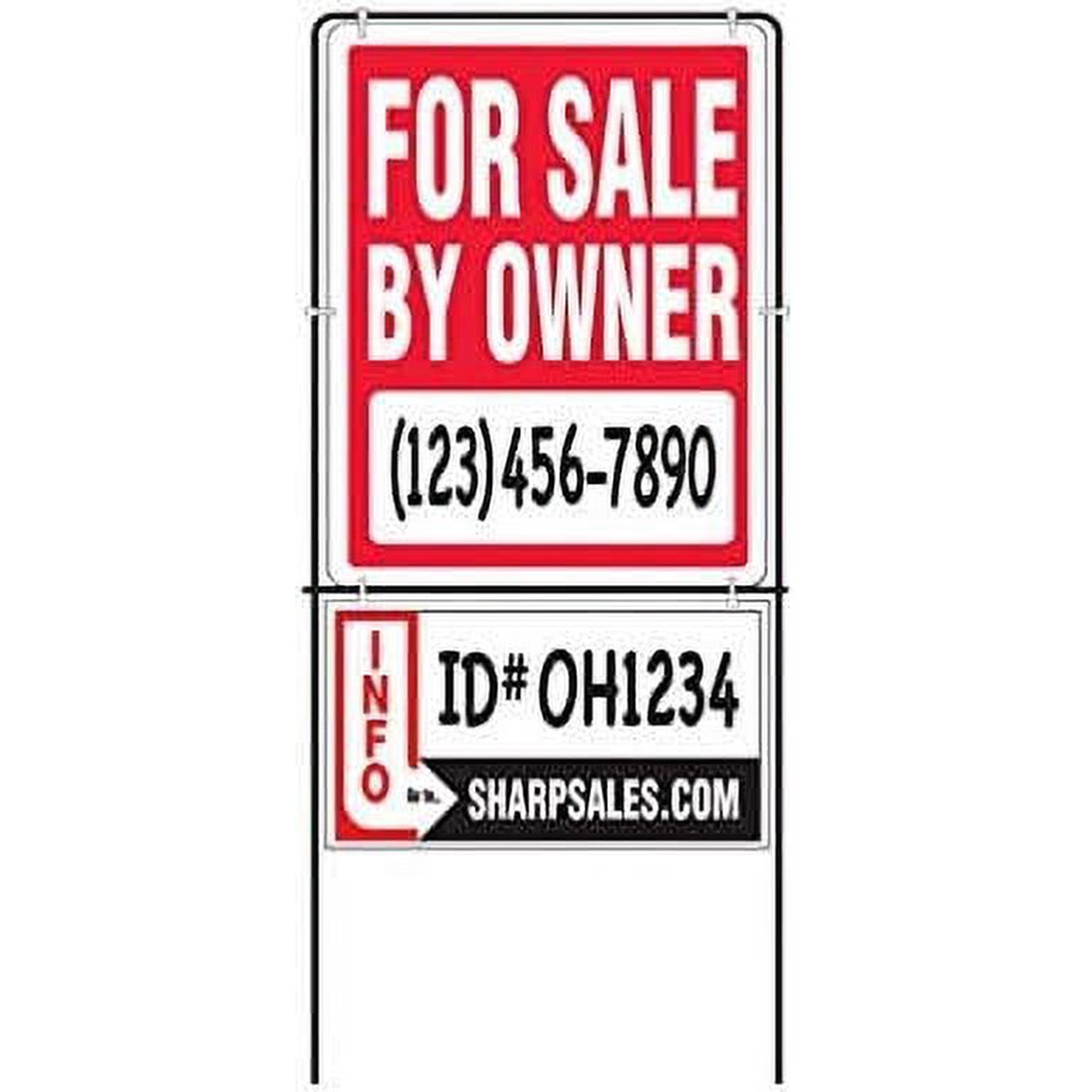 Hyko Prod. Hy-Ko Real Estate Sign - Pack of 2