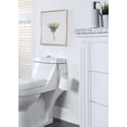 thumbnail image 5 of SunnyPoint Over The Tank Toilet Tissue Paper Roll Holder Dispenser and Reserve for Bathroom Storage and Organization - Metal, Hanging, Holds 1 Roll (Chrome), 5 of 5