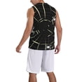 thumbnail image 2 of Naloa Spiders On The Web Basketball Jersey Reversible Men's Mesh Athletic Sports Shirts Training Practice S-4XLXX-Large, 2 of 6