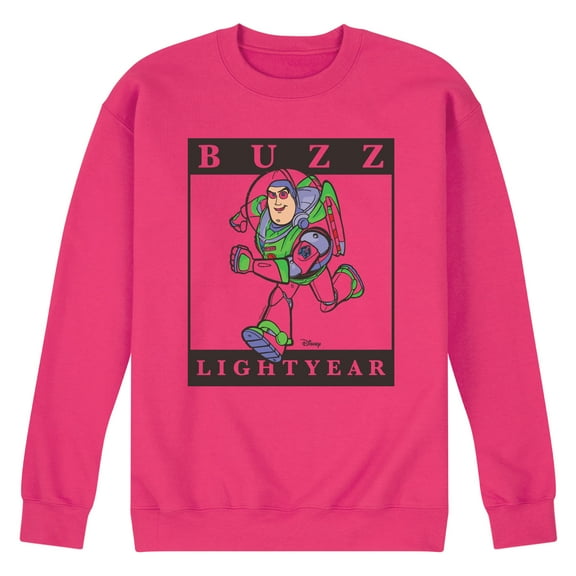 Toy Story 4 - Type Block Buzz - Men's Crew Neck Fleece Pullover