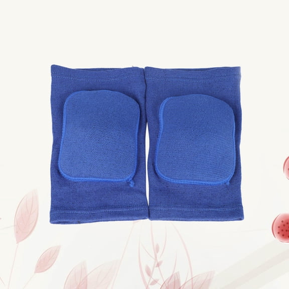 NICEXMAS 2Pcs Blue Double Strap Sport Knee Pads with Thick Sponge Cushion