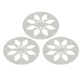 thumbnail image 3 of Cup Coasters3 Pcs Metal Coasters Metal Coasters Drink Coasters Exquisite Design, 3 of 8