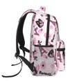 thumbnail image 3 of Honeii Eiffel Tower and Butterflies Print Backpack for Both Men and Women, Basic Bookbag for College, Work, or Travel,Rucksack Computer Bag-One Size, 3 of 5