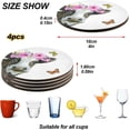 thumbnail image 4 of Cow Butterfly Drinks Coasters, Non-Scratch Cork Base Round Cups Mats for for Wooden Coffee Table, Cool Housewarming Gift for Home Decor, 4 of 7