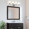 thumbnail image 3 of Design House 36" Wood Tri-View Wall Mount Bathroom Medicine Cabinet, Espresso, 3 of 20