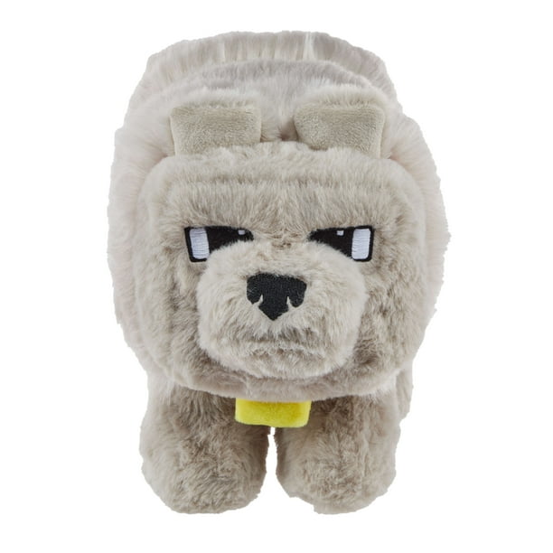 Minecraft Dennis the Wolf Interactive Plush Toy with Sounds