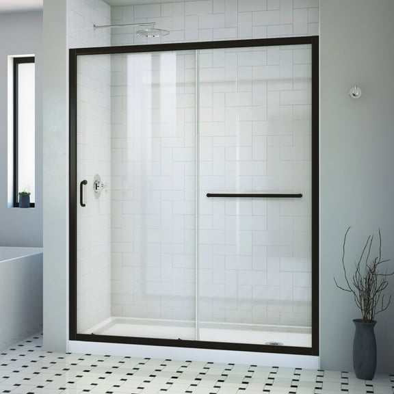 Dreamline Dl-6973-Clr Infinity-Z 74-3/4" High X 60" Wide X 36" Deep Alcove Shower Module -