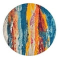 thumbnail image 2 of Unique Loom Haerfest Collection Area Rug - Unity (7' 10" Round Multi/Blue), 2 of 6