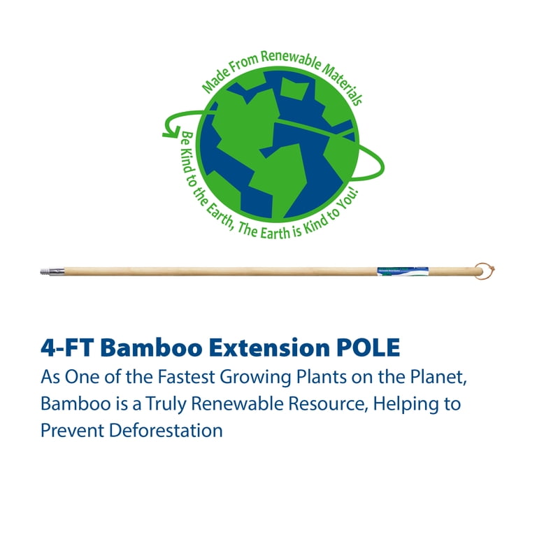 Premier Paint Roller 4ft Bamboo Extension Pole photo 5
