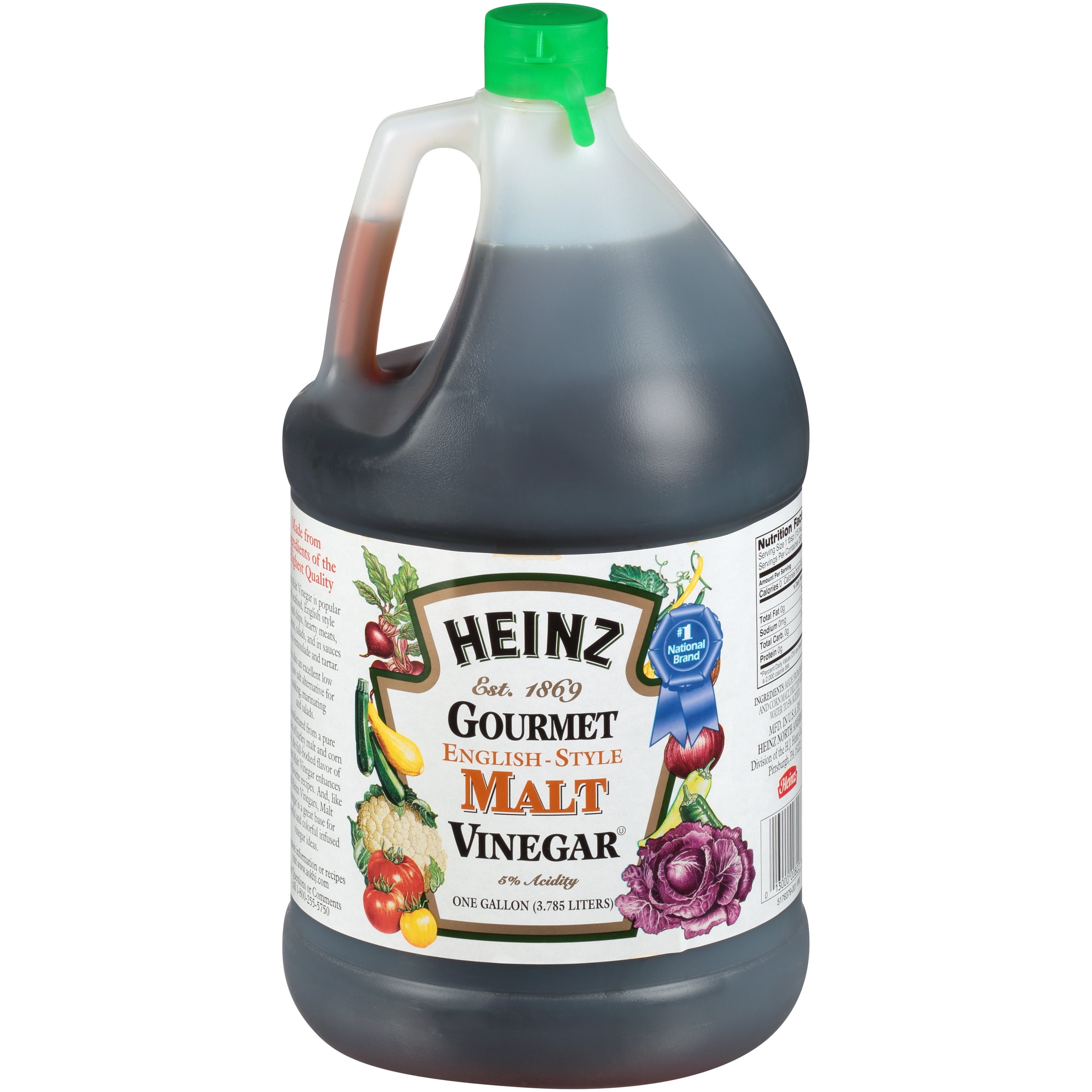 HEINZ English Style Malt Vinegar, 1 gal. Jug (Pack of 4)