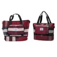thumbnail image 4 of Foldable Travel Duffel Bag Sports Gym Tote Shoulder Weekender Overnight Bags, 4 of 20