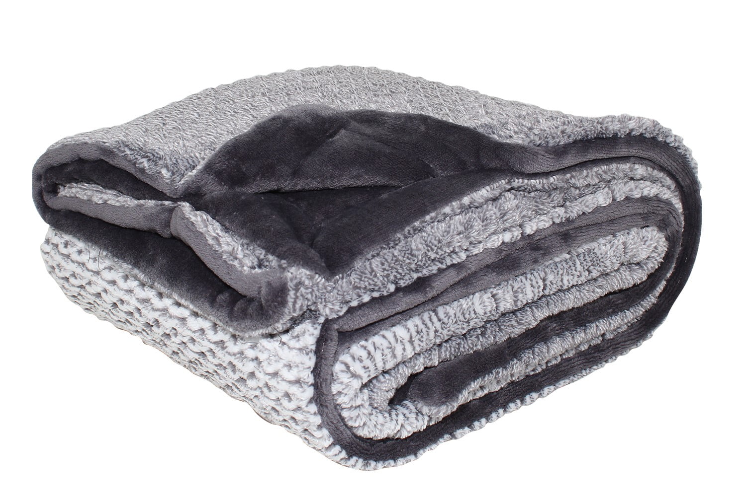 Silver One Jacquard Throw Blanket, Gray, 50" x 60"