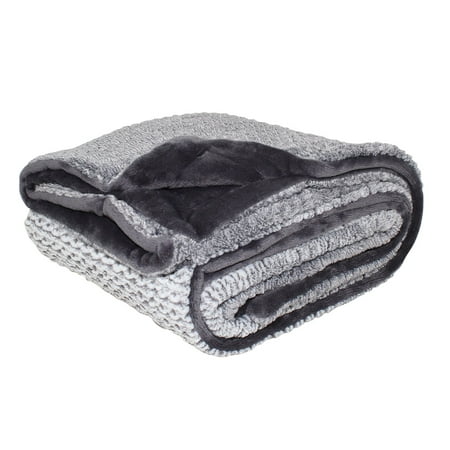 Silver One Honeycomb Jacquard Throw Blanket, Gray, 50" x ...