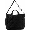 thumbnail image 1 of Tote Bag For Women Puffer Hobo Handbag Lightweight Quilted Padding Shoulder Bag Nylon Padded Crossbody Bag, 1 of 4