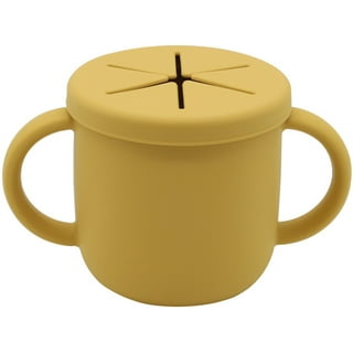 MamaCup Anti Spill Snack Container / Snack Cup Yellow - Trendyol