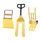 thumbnail image 1 of Modelos en miniatura para casas de muñecas, juguetes de tráfico en miniatura, accesorios para excavadoras a escala 1:12, conjunto amarillo, 1 of 9