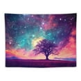 thumbnail image 5 of PRATYUS  Tree in Galaxy Tapestry Universe Starry Sky Tapestry Wall Hanging Planet Cosmic Space Tapestry Psychedelic Forest Nature Landscape Tapestry for Bedroom Living Room Decor 60x50inch, 5 of 6