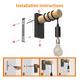 thumbnail image 4 of 2 Lámpara De Pared Madera Interior/exterior Retro Luz Pared Negro, 4 of 5