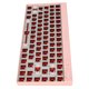 thumbnail image 4 of Kit de teclado mecánico 84 teclas DIY iluminación RGB intercambio en caliente inalámbrico 2,4G BT 3,0 5,0 tipo C teclado personalizado con cable para Win rosa, 4 of 5