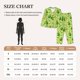 thumbnail image 4 of Fotbe Green Avocado Conjunto de Pijama de Manga Larga para Mujer con Estampado, Ropa de Dormir de 2 Piezas, Conjunto de Casa Suave y Cómodo con Bolsillos-Medium, 4 of 7