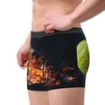 thumbnail image 3 of KLL Tennis Ball In Fire1 Men's Cotton Boxer Briefs Underwear-XX-Large, 3 of 7