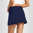 thumbnail image 4 of Womens Swim Shorts Swim Skirt Belly Tightening Built In High Waisted Solid Split Swimsuit, 4 of 5