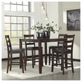 thumbnail image 2 of Signature Design by Ashley Coviar 5 Piece Counter Height Dining Set, Includes Table & 4 Barstools, Brown, 2 of 7