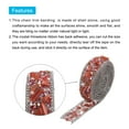 thumbnail image 4 of Uxcell 3.28FTx0.8" Hotfix Crystal Beaded Rhinestone for Clothes Bag Shoes Brown Gems,Silver Chain, 4 of 5
