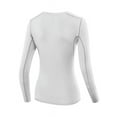 thumbnail image 2 of Women Compression Quick-Dry T-shirts Long Sleeve Activewear Tight Fitness Yoga Tops, 2 of 2
