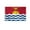 2x3 ft Nylon Flag, variant on AGAS Kiribati Flag 3x5 ft Double Stitched Hem 100% Polyester Metal Grommets Indoor Kiribati National Flag