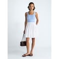 thumbnail image 2 of Scoop Women’s Tiered Cotton Skirt, Sizes XS-4X, 2 of 5