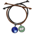 thumbnail image 1 of Ocean medusas ciencia naturaleza foto Pulsera Cuerda Mano Cadena Cuero Dinero Pulsera Unbranded M, 1 of 2