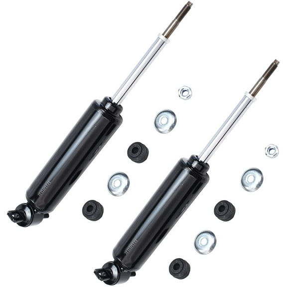 Detroit Axle - 2 Front Shock Absorbers for 2WD 1997-2004 Dodge Dakota, 1999-2003 Durango, Front Replacement Shocks Pair
