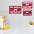 thumbnail image 6 of Classic Framed Plus Dogs Do Speak But Only To Those Who Know How To Listen Wall or Door Sign | Funny Home Decor - Large, 6 of 9