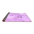 thumbnail image 2 of Ahgly Company Indoor Square Patchwork Purple Transitional Area Rugs, 7' Square, 2 of 4
