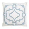 thumbnail image 2 of SAFAVIEH Daciana 18" x 18" Classic Paisley Plush Pillow, White/Blue, 2 of 4